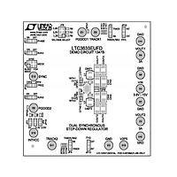 Analog Devices DC1347B ບົດທົດສອບຕົວຄວບຄຸມແຮງດັນໄຟຟ້າ - ຕົວຄວບຄຸມແຮງດັນໄຟຟ້າປ່ຽນສະຖານະ LTC3633EUFD ຊ່ອງສອງ 3A