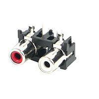 Switchcraft PJRAN2X1U01X ປັກຕິດ PCB Jack 2P RA PHONO JACK ແດງ/ຂາວ RoHS