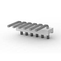 AMP Connectors - TE Connectivity 640385-6 ປຸກຮາງ FLAT HEADER R.A. 6P ສະໝຸດສີ່ແຫ່ງ tin
