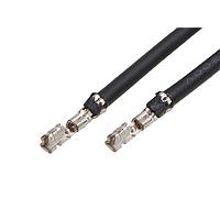 Molex 219676-1125 ສາຍນໍາສົ່ງທີ່ມີການກວດກາກ່ອນ Mini SPOX 2.5 F-F 450mm 22 AWG BK Sn