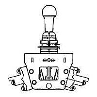 Honeywell 22AT72-S-E ສະຫນອງສະຫນອງ Toggle SW DPDT 2POS SOLD TERM LOCKN LVR