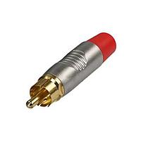 REAN RF2C-AU-2-D ປລັກ RCA PLUG NICKEL/RED - ຈຳນວນຫຼາຍ