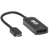 Tripp Lite U444-06N-DP8B ສາຍຕໍ່ອະເດັດເຕີ USB-C ໄປ DP ADAPTER, 8K, ສີດຳ