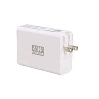 MEAN WELL NGE100U ປຸ່ມຕິດຕັ້ງຖານ 100W 4-ພອດ USB GaN ເຄື່ອງຊາດໄວ US ຮຸ່ນມີສາຍ USB C