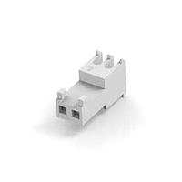 AMP Connectors - TE Connectivity 3-644563-2 ຮູງຮັບ Receptacle Housing FEED THRU W/TAB 2P ຂາວ ບ່ອນບໍ່ມົນ 24 AWG