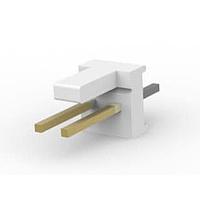 AMP Connectors - TE Connectivity 641213-2 ຫົວກາງ POLARIZED HEADER 2P ທີ່ບໍ່ມີກັບຄອບ ສະຕຣາຍທ໌ພອດທອງ