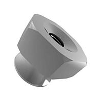 RAF Electronic Hardware 7223-SS ກະແຈມື 1/2HEX X 11/32 X 10-24 Thd Hex Thumb Nuts