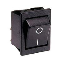Bulgin C1353PABR7 ສະຫນັບສະຫນູນສູງ DPST Rocker Switch, ໄຟ 12V ແດງ