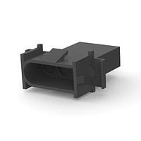 AMP Connectors - TE Connectivity 794061-1 ຕູ້ແບັດເຕີຣີ & ປະຕູກຕໍ່ 03P .140 MNL CAP BLK HT