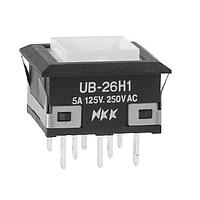 NKK Switches UB26KKW015F/CUL-FF ປຸ່ມກົດສະລິບ SWITCH PUSHBUTTON