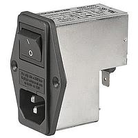Schurter 4304.4001 ໂມດູນເຂົ້າພະລັງ AC FKH Connector Filter C14 1A STD