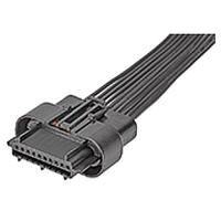 Molex 45145-1003 ສາຍສະແຕກ Discrete Wire Squba OTS Cable Rcpt SR 300mm 10Ckt BLK