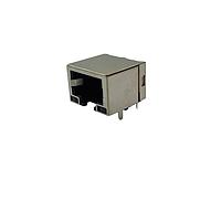 Adam Tech MTJ-88AAX1-FSV-LH ປຸ່ມ RJ45 MODULAR JACK, ປົກກັນສະຫນັບ, DIP