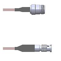 Amphenol Custom Cable Q-2400Y000H144i ສາຍສັນຍານ RF N-SJ/HDBNC-SP G142 144I