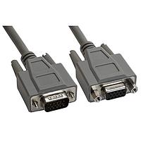 Amphenol Cables on Demand CS-DSPMHD15MF-006 ສາຍສັ້ນ D-Sub CABLE HD15M/F DBL SHLD 6