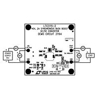 Analog Devices DC2119A ບົດທົດສອບຕົວຄວບຄຸມແຮງດັບໄຟຟ້າ - ຕົວຄວບຄຸມແຮງດັບໄຟຟ້າປ່ຽນແປງ LTC3115EDHD-2 - 40V, 2A Synch