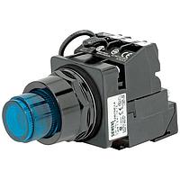 SIEMENS 52BT6L5A Push-to-Test PTT, NEMA4X, LED MOD 24V, ສີຟ້າ, 1NO-1NC