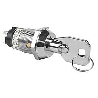 NKK Switches CKL12ATW01-028 ສະຫນັບສະຫນູນ Keylock 19MM ON-ON RMVE 2POS TUBE KEY#028 3A LUG