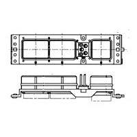 AMP Connectors - TE Connectivity 208972-2 ຕູ້ແລະການເຊື່ອມຕໍ່ພານເນວ CONNECTOR #2 PLUG