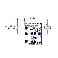 Analog Devices DC852A ແຜງທົດລອງການຈັດການພະລັງງານພິເສດ LTC4354 - ຄູ່ -48V, 5A Ideal