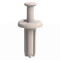 Essentra Components 61RR188062 ກະດູກຕິດປຸກ Push-In Rivet Removable Rivet, ຮູ .188, ຄວາມຫນາຂອງແຜ່ນ .063