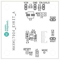 Maxim Integrated MAXM17904EVKIT# ຕົວຄວບຄຸມແຮງໂຕລະຟັດ - ຕົວຄວບຄຸມສະຫວັດ EVkit ສໍາລັບ MAXM17904, ອິນພຸດ 4.5V ຫາ 24V