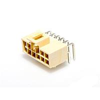 Molex 105314-2212 Power NanoFit RA Hdr TH DR 12Ckt 0.38um Au Ntl