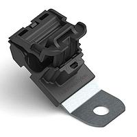 HellermannTyton 151-01428 ຮັບກັບຮັບກັບ Ratchet P-Clamp, 0.24 - 0.54" ຂະໜາດກໍ່ມົດ, 30 Short, 0.33" ຂະໜາດຮູ Hole, PA66HIRHSUV/ST/ZN, ສີດຳ, 300/ctn