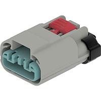 Aptiv 35333812 ຕົວເຊື່ອມຕໍ່ 4 ທາງ ຜູ້ຍິງ APEX 2.8 ຕົວເຊື່ອມຕໍ່ປິດ