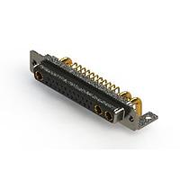 EDAC 630-25W3240-3NC ຕູ້ຕິດຕໍ່ D-Sub ປະສົມມຸມຂວາ ຕູ້ຕິດຕໍ່ພະລັງງານ Combo D-Sub
