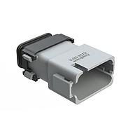 Amphenol SINE Systems AT16-18PA-EKSR02 ປະຕູຮັບ 18 ຕຳແໜ່ງ Receptac d Cap, Keyed A, ສີເທົາ