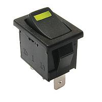 E-Switch R1966ABLKREDIF ສະຫນັບສະຫນູນ Rocker 15A 125VAC SPST ເປີດ-ປິດ