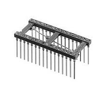 Aries Electronics 06-3508-21 ປຸ່ມຢືດ IC ແລະ ອົງປະກອນ ເປີດກະບອກ ຄອລເລດ ການຫຼັງສາຍສອງ 6 ໝາຍປິນ