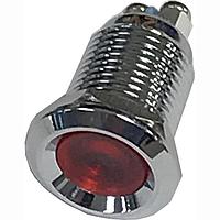 Mallory Sonalert FL1M-12CA-1-R24V ອິນດິເຄເຕີ LED ແດງ 12MM ແມັດ 24VAC/DC