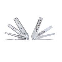 INSIZE 4837-1 Taper Gage ກໍານົດ (1-29mm/ ±0.05mm)