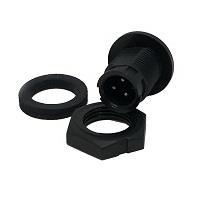 CONXALL 17281-3PG-300 ຕົວເຊື່ອມ 3P Panel Mt. Pin PC Tail .187"