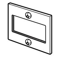 Omron Automation and Safety Y92F-73 ອາແດບເຕີຕິງພາເນລ໌ຕິດຕັ້ງແບບລົງແຜ່ນ ADAPTER H3CR 66 MM BODY