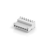 AMP Connectors - TE Connectivity 3-644563-7 ຮູງຮັບ Receptacle FEED THRU W/TAB 7P ຂາວ ບ່ອນປົດ 24 AWG