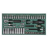 SATA 09901 63PC. ຊຸດ DR. SOCKET 1/4" (METRIC)