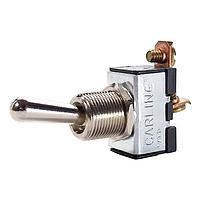 Carling Technologies CA204-73 ສະຫນັບສະຫນູນ Toggle 1-pole, ON - None - OFF, 10A/20A 250VAC/125VAC 1 1/2 HP, ບໍ່ມີແສງສະຫນອງ Bat Style Toggle Switch ມີຂໍ້ຕໍ່ສະຫນອງດ້ວຍການຍຶດດ້ວຍສະກຣູ