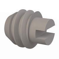 Essentra Components 010256S006 ຊຸດສະກຣູ Set Screw, ຫົວສະກຣູປະເລີນ Slotted Head, ການດັບເກັບ #2-56 Thread, ຄວາມຍາວ 1/16 Lg