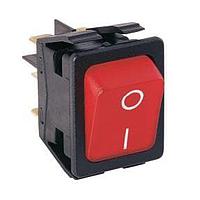 Bulgin C1553VQNAI ສະຫຼຸບສະຫຼຸບ Rocker Switch C1553VQN ສີດຳ RE D 230V