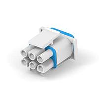 AMP Connectors - TE Connectivity 1969779-1 ຕົວເຊື່ອມຕໍ່ລົດ 6POS UMNL ມີອິນເຕີເຟສ ແລະ ການປົກກັນສາຍສອງ