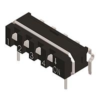 Diptronics SIP-06A-V ສະຫນັບ DIP ສະຫນັບ Dip switch Single In Line