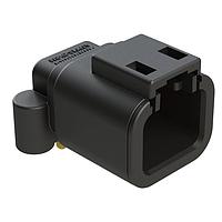 Amphenol SINE Systems ATPF13-2P-BM13 ຮອບຮອງ 2 ຕຳແໜ່ງ PCB Receptacle, 90, ຕິນຊຸດຕິດຕໍ່, ຕອນຕົວເອງ, ສີດໍາ