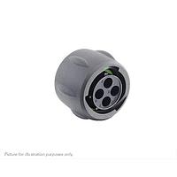 Eaton Souriau-Sunbank UTSX6104S ປລັກສະບັບບໍ່ມີຝາຫຼັງ, ສໍາລັບຂໍ້ຕິດຍິງຍິງ 4 ຕົວ, IP68/69K
