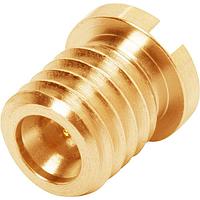 Amphenol SV Microwave 1132-4108 ຕົວແປ RF - ໃນຊຸດ SMPM M ເຖິງ M ບໍ່ມີການດັບກະດູກທີ່ມີການດັບກະດູກ Thread-In AdptFD