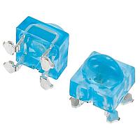 Broadcom ALMD-LB38-TV002 ໄຟ LED ສີດຽວ ແບບ 4MM ສີຟ້າ InGaN 40x100deg