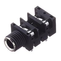 Amphenol Audio ACJM-MHDR ປະກອບໂທລະສັບ 1/4" PHONE SKT MONO HPCB SNAPFIT MTL NUT