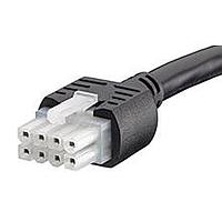 Molex 245135-0810 ເສັ້ນສາຍອ່ານສະເຫຼີມ / ເສັ້ນສາຍກະທົບ MINIFIT 8CKT CBL AY DR OVERMOLDED 1M BLK